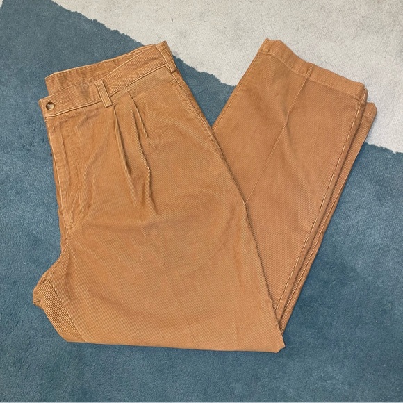 Savane Men's Light Brown Corduroy Pants - Picture 3 of 9